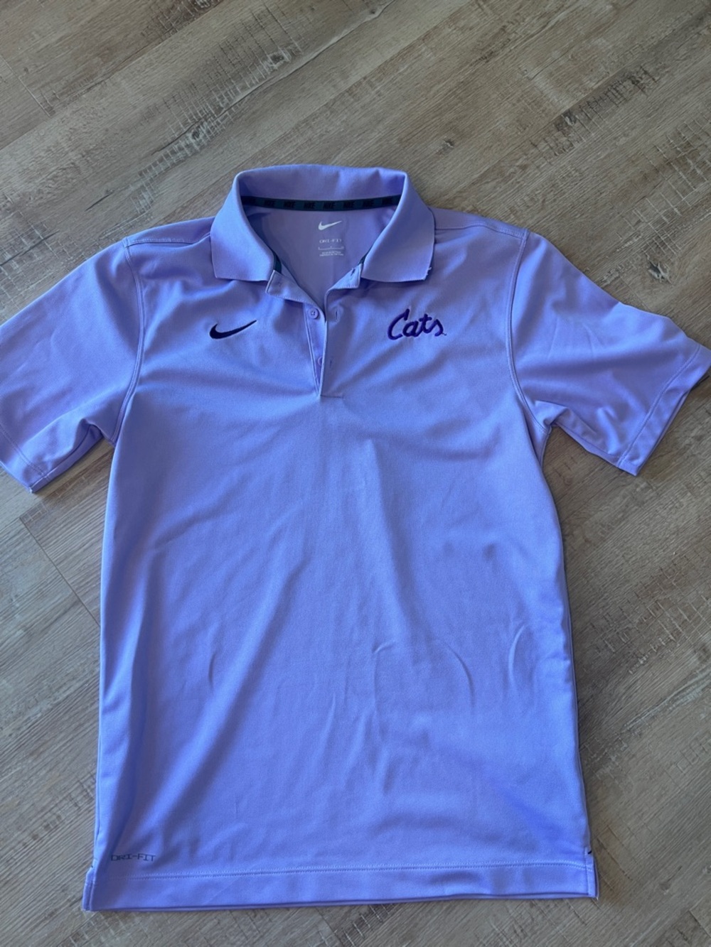 Nike Lavender 'Cats' Dri-FIT Polo
